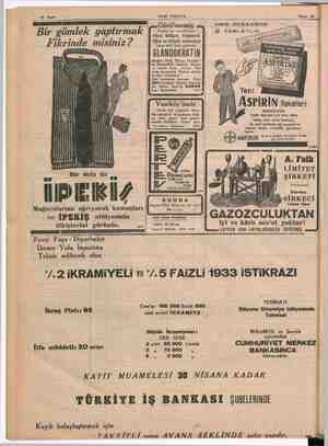  12 Sayfa o Oo SON POSTA Ya ali i ee Görülmemiş 2 HER ECZANEDE a bir muvaffakiy 2 TABLETLİK yi EEE EN EY EEE Bi ır fg ömlek y