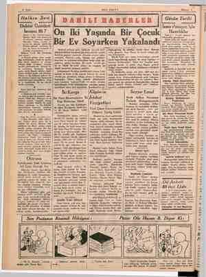  İ i İ SENNA 2 “Sayfa Laik Seiİl DAHİLİ HABERLER Doktor Ücrötleri İnemez Mi ? Bey (e edikpaşa yatın inden güne ucuzla- mı t bu