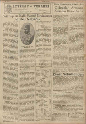    TTİHAT v TERAKKİ Nasıl doğda?.. Sali Paşanın Kalbi Manevi Bir Sukutun — Her hakkı mahfuzdur. — ikinci Kısım No. 85 Nasıl