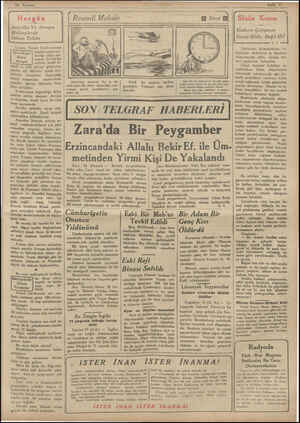  18 Terumar Hergün Amerika Ve Avrupa Mekteplerde Dönen Talebe a— Londra İktısat Konferansının müsbet netice ver- mediği iddia