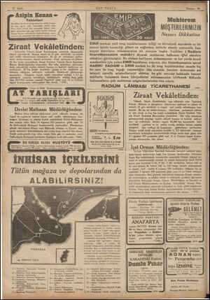  12 Sayfa Asipin Kenan - Tabletleri Havaların bu kararsızlığı ekseriya nözle, kırgın- hk, baş ağrısı gibi hastalıklar tevlit