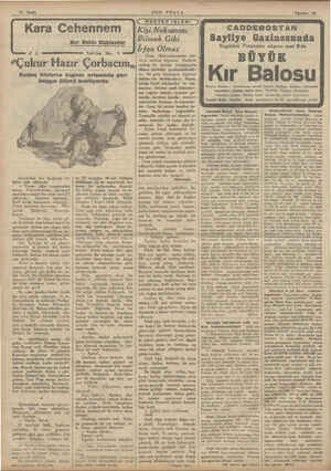  : i | ! .ı.lııı tırıfıııdı.lı Rııdı Kazas- - keri Beyazi zade Efendiye ihbar — beline kudar bir çukura gömüp, taşla- SON...