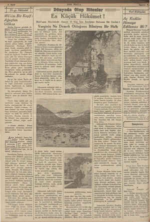 Üzer. . - Mülrim Bir Keşif : Ağaçtan "je Gükoz Sunday Express gazetesi, Al- manyanın harp ha- zırlıklarından biri p olmak...