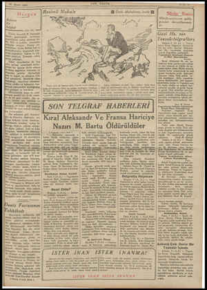  10 Birinci teşrin N Buhran İ ve Islahat Falih Rıfki Fransa başvekili M. Dumergin dünkü gazetemizde — hulâsasını heşrettiğimiz
