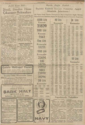     SONPOSTA Ç Keşide Bugün  Başladı . Sayfa 18 — "—w- “Ş'h — ——— —— Acıklı Kıssa Bitti.. Ki Şimdi, Bundan Hisse Çıkarmıya...