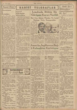    ”a Almanyanın İç Zorlukları Son gelen  telgraf — haberleri Almanyanın iç işlerinde oldukça bü- Yük zorlukların çıktığı ve