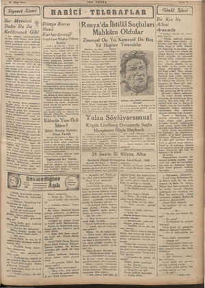      ceramenmar Siyaset Âlem Sar Meselesi Daha Da Su Gonul fşlerı Bır Kız İle î e| |Rusya'da İhtilâl Suçluları Aitesi ıDunya