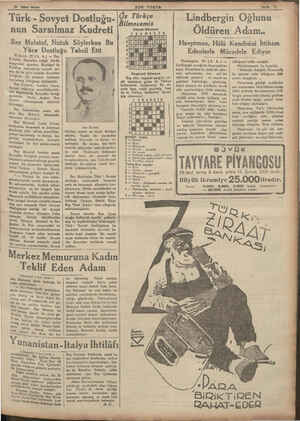  30 İkkinci kâunn Türk - Sovyet Dostluğu- nun Sarsılmaz Kudreti oo Bay Molotof, Nutuk Söylerken Bu Yüce Dostluğu Tebcil Etti