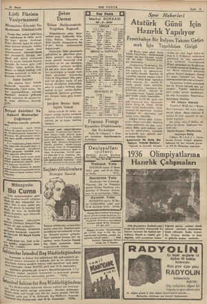    A O Lütfi Fikrinin | Ooo Şeker Spor Haberleri Vasiyetnamesi Davası İstanbul BORSASI e Le ii ii 5 20 -6- 1935 Atatü k Gü ..