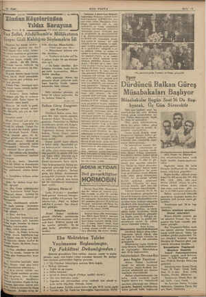  14 - Eylül 14-9-935 Yazanı Z. Ş. Kimbilir, bu üyetin te'sirile- 'diı; yoksa, geceden her biri n hentiz mevkilerine gelememe-