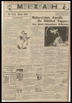  —— Yazıyooooor! Feylesof mudur? Bilmiyorum... O- Cazete - Fa hu gazeteci diye çağrıyorlar. kre kı alt yazı mı yazar; at her