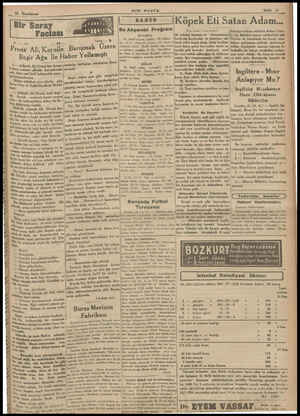  22 İkincikânun « r Saray Faciası 22.-1.0936 Prens Ali, Karısile Beşir Ağa İle Habe 3 — Şehzade Ali Efendi ber ihtima- |...