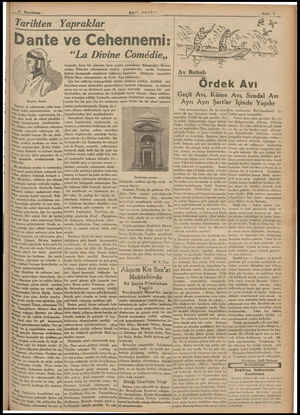  Tarihten Yapraklar Dante Meşhur Dante Cennet ve cehennem, ruha inan - Ça din tabii neticelerinden ve ha- l:. başka başka...