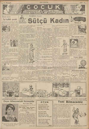    İ İyi kalbli çocuk deyin hava bulutlu idi, öğle - den sonra düzelmişti. Küçük Necmi bu güzel havadan istifade etmek is-...