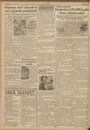  —— — 6 Sayfa - Fransız — gazete « leri Almanyanın ikinci dört senelik tabirile «<Ersatz», o vakitler dilimize ge- çen mukabil