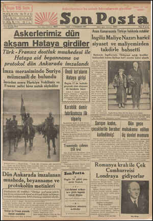  il ui yün | HALKIN GÖZÜ HALKIN KULAĞI HAYKIN DİLİ Askerlerimiz 5 TEMMUZ 1938 dün akşam Hataya girdiler Türk - Fransız dostluk