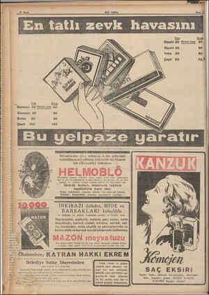  an Korg Sipahi 25 (Madeni kutu) 50 Sipahi 20 | Yaka 20 Çeşit 50 Tane Kuruş Samsun 25 (Madesi kutu) 45 Samsun 20 30 Salon 20