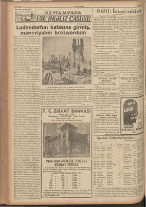    14 Sayfa «on Posta, nın tefrikasi: 77 SON POSTA Ludendorfun kafasına girmiş, maneviyatını b Yaptığımız tahkikat...
