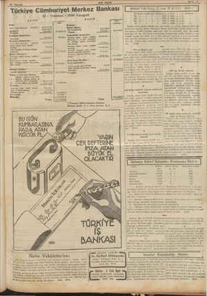    SON POSTA cil R Sesin 43 20 Temmuz AŞ, Türkiye Cümhuriyet Merkez Bankası 275 metre mikâbı çam tahtası 0,16 > 0.025 * M....