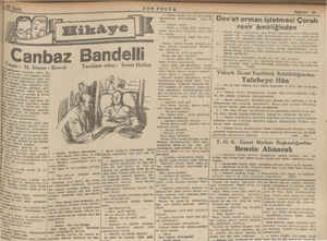      Canbaz Bandelli Tercüme eden: < H. Simon - Breval İsmet Hulüsi 7 arabaları nehir ke, Sekiz gün olmuştu. Fükat gelirin...