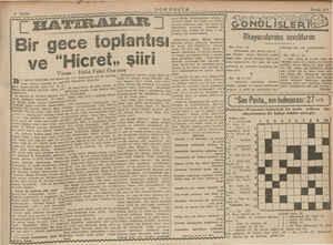    SON POATA HATIRALAR | simlerine ithaf etti, Galiba bu suretle, şekkülünün mezartaşı okitabesini de, yazmış oldu. Çünkü, bir