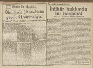       Bugünkü meselelerimiz: ihtikâr hakkında bir hasbihal YAZAN : AHMED HAMDi BAŞAR m Balmazı tabil görülebilir; fakat büzat|