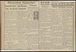  İzmir (Hususi) — Kiş zeriyatına vi funda başla Ha, ara tohumlar ati, İn teşebbüsile muh, telif yerlerden gelirilen ve toprak