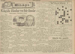    Küçük ilânlar ve bir ömür Nakleden: İbrahim Hoyi a rimizin tanınmiş dokterlerin ğe tor Brent İle sayın eşi Ba- it Elizabet