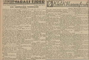     ;j O»on Pastanın edebi fefrikaşı: &i ADALI EİDER | KL 'n Kg , z / Yazan: Francis de Croisset: —)12— Tercüme eden: H. V.