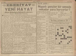    ? Garib şeyler : EDEBİYAT — YENİ HAYAT | nek: -Ziya Gökalpın didaktik şiirleri- evlendi, bu yıl bekiniz ona kaçalkında...