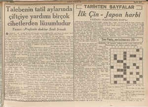    ola Sİ (7 TARİHTEN SAYFALAR —| Ilk Çin - Japon harbi YAZAN: KADIRCAN KAFLI 184 de Kere imparalarluğu merkesi| çambol,...