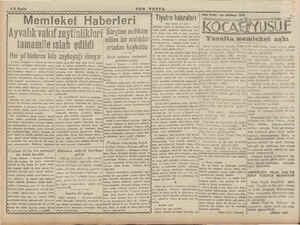  7 4/2 Sayfa SON POSTA Memleket Haberleri Ayvalık vakıf zeytinlikleri Sürgüne mahküm seyi ilen bir muhteki tamamile ıslah...