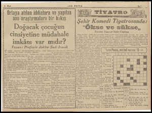  NY ZN Ortaya atılan iddialara ve yapılan son araştırmalara bir hakış Doğacak çocuğun cinsiyetine müdahale imkânı var mıdır?