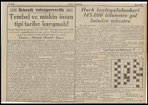  28 Mart SON POSTA Sayfa S7? İktısadi vatanperverlik — Tembel ve miskin insan tipi tarihe karışmalı! lerin neler...