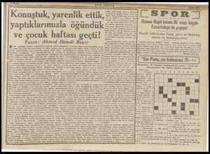  » Konuştuk, yarenlik ettik, yaptıklarımızla .... ogun dük ve çocuk haftası geçti! Yazan: Ahmed Hamdi Başar arkad Bürhan...