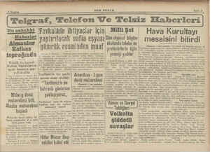    9 Haziran SON POSTA Sayfa 5 Bu sabahki | Haberler | Almanlar Balkas | toprağında Küçük bir kuvvet y Kuban topraklarına ayak