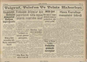  SON POSTA Bu sabahki IFoykalâde ihtiyaçlar için MiliŞetf | Hava Kurultayı Haberler Almanlar Kafkas toprağında Küçük bir...