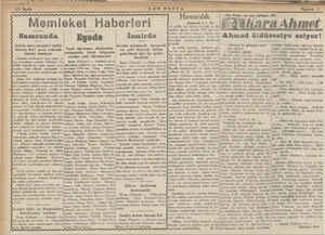    SON POSTA z Egede Same müstakbel imar piâni 6. lan projesinin tanzimi Dahiliye Ve.| Baya, İstanbul kiz, Nisan 942 tarihinde