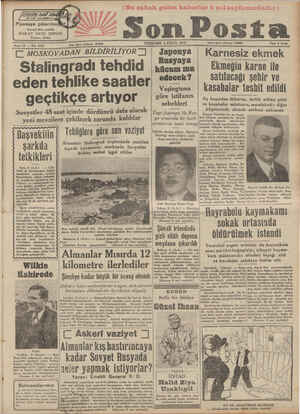    Umumi Satış mahalli KIZILAY SATIŞ DEPOSU N TTTT K MOSKOVADAN BİLDİRİLİYOR |) - Stalingradı tehdid eden tehlike saatler...