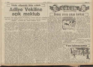    de cereyan eden bu yoldaki hâ-ida 5 Eylül (77 Üsküdar adliyesindeki hâdise vasilesile | “| | Adliye Vekiline a açık mektub