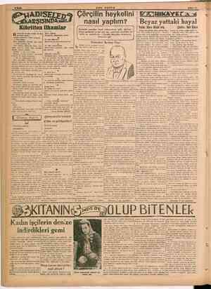  ZE SHIKAYEC xw >4 nasıl yaptım? Heykelini Beyaz yattaki hayal : DD İr. Yazan: Slava Miladi “oviç yem Gandi mütemadiyen iplik