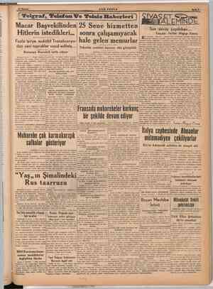  amma e 9 ger” vi.T<E nen e Macar 25 Sene hizmetten Son savaş yapılırken... Hitlerin istedikleri... | sonra çalışamıyacak...