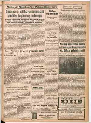     dır, bes 17 Nisan SON POSTA" Sayfa 3 eN Almanyanın islemeli şimdiden başlanılmış bulunuyor Elçilikler mını gerer hk...