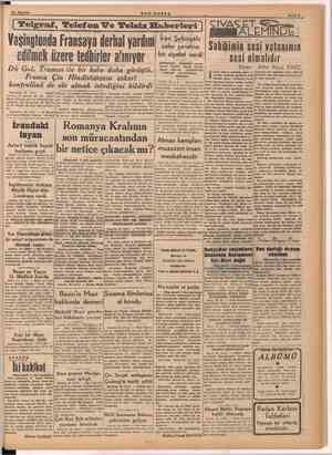  Vaşinytonda Fransaya derhal edilmek üzere tedbirler alınıyor Dö Gol, Truman ile bir kere daha görüştü, Fransa Çin...