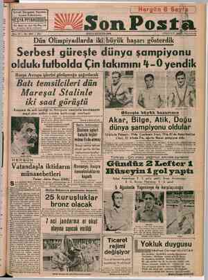      ; ç Mesi gibi dikkütlerini çeken üz : yakm gerek memleket haricinde MEP e a «I» Lira Hiç Boş yok os 1948 e çekilecektir.