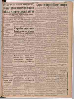  ve devletleri temsilcileri Stalinle yapmıya çalışmaktadırlar Ruslar Berlinde Amerikan ve Ingiliz bölgelerinde müdahale ve...