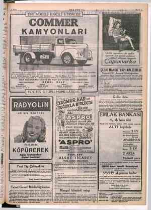         4 Mart SON POSTA pazmmzzl 1949 MODELİ HAKİKİ 5 TONLUK | GOMMER KAMYONLARI UR seferle <tarnf 2ediği5 yn bir “ tür. yaya