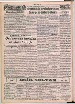  Büyük kahramanlıklar destanı: 17 Osmanlı harp menkıbeleri. || ve satin eteğine ve © Ordumuzda kurulan or-donat sınıfı Ordu