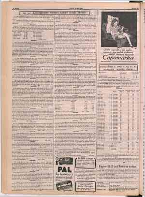    8 Sayfa il ii S SON POSTA | ist tv. Amirliğinden Verilen Askeri Kıtaat İlânları | 1 — Açık ri pik Muhammen bedeli 1915 lira