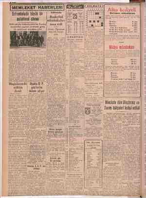  | MEMLEKET HABERLERİ 23435678) Şubat - 1950 - Cumartesi Satranboluda büyük bir suiistimal dâvası 1944 zelzele...